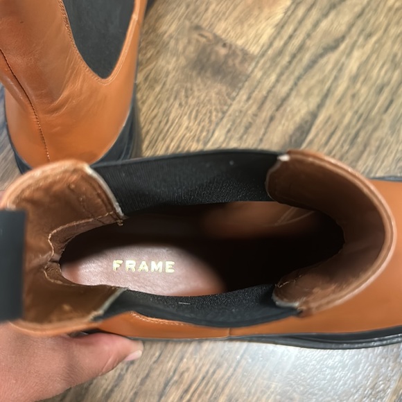 Frame Le Holland Boot tobacco size 38 1/2 - Picture 9 of 13